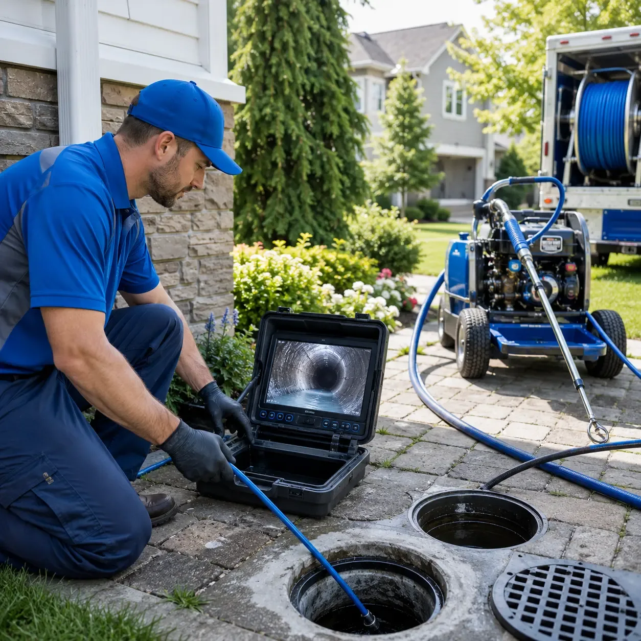 Outdoor drain cleaning professionals serving West Nottingham, NH